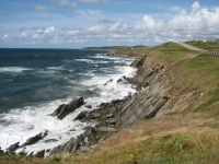 Cliffs along the Cape Breton Shore