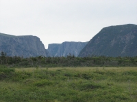 On the trail to Western Brook Pond