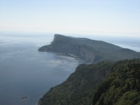 Looking out at Cap Gaspe