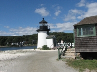 Lighthouse in Mystic Seaport