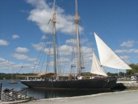 Sailing ship at Mystic 
