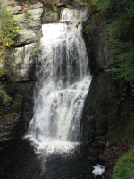 Waterfall at Bushkill Falls in PA 