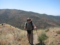 Jim in the hills above Agua Dulce