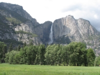 Waterfall in the valley
