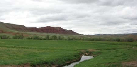 Red ridges in Wyoming